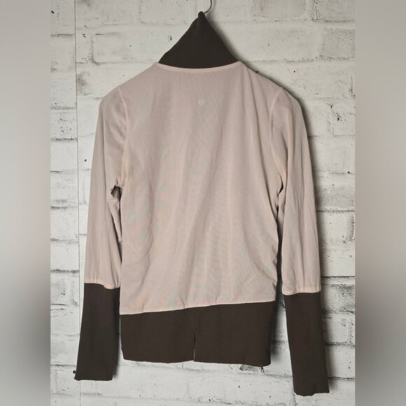 Lululemon Global Brown Zip Jacket Women’s Athleisure Activewear - Reversible - Picture 3 of 7